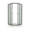Фото Душевой уголок Niagara Eco 80х80 NG-003-14MT поддон в комплекте, стекло матовое, профиль черный матовый 3