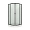 Фото Душевой уголок Niagara Eco 80х80 NG-003-14MT поддон в комплекте, стекло матовое, профиль черный матовый 5
