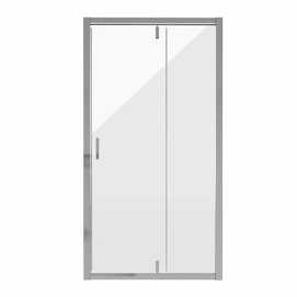 Душевая дверь Niagara 110х190 NG-63-11A распашная, стекло прозрачное, профиль хром