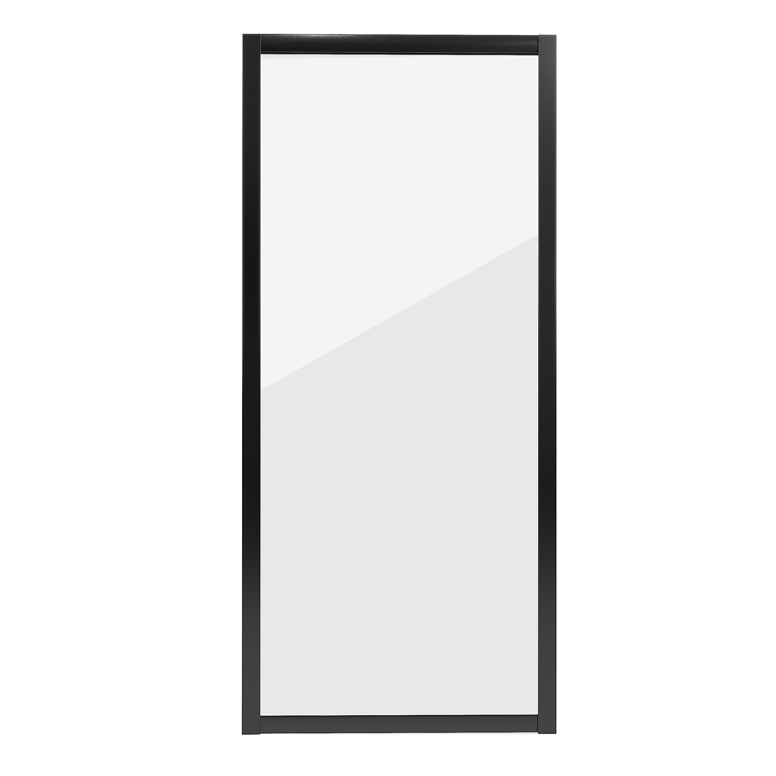 Боковая стенка Niagara NG-A80B 80х190 стекло прозрачное, профиль черный
