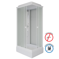 Душевая кабина Niagara Promo 120x80 P120/80/26Q/MT поддон средний, стекло матовое, профиль белый