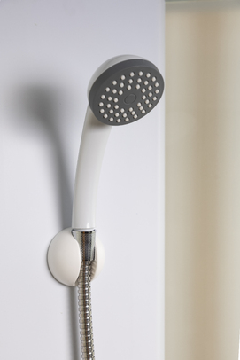 Фото Душевая кабина Niagara Promo 80x80 P80/13/MT поддон низкий, стекло матовое, профиль белый