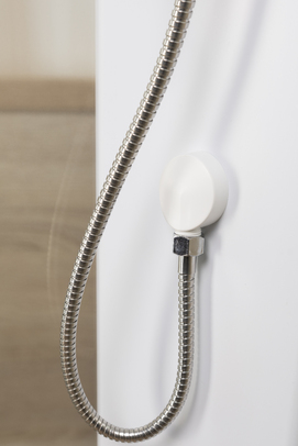 Фото Душевая кабина Niagara Promo 80x80 P80/13/MT поддон низкий, стекло матовое, профиль белый