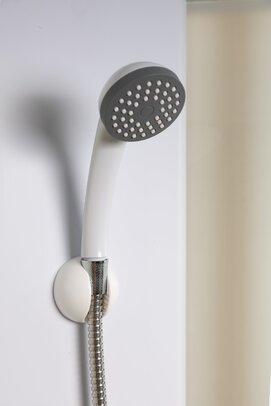 Фото Душевая кабина Niagara Promo 90x70 P90/70/40L/MT поддон высокий, стекло матовое, профиль белый