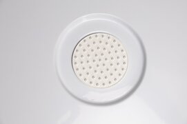 Фото Душевая кабина Niagara Promo 90x70 P90/70/40L/MT поддон высокий, стекло матовое, профиль белый