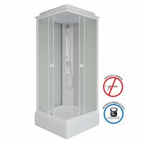 Душевая кабина Niagara Promo 90x90 P90/26Q/MT поддон средний, стекло матовое, профиль белый