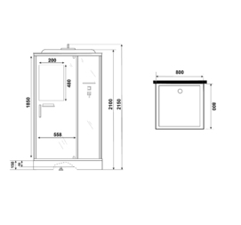    Niagara Standart 80x80 ST80/15Q  ,  