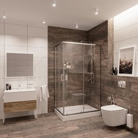 Душевой уголок Niagara Nova NG-6611-08 120x90 без поддона