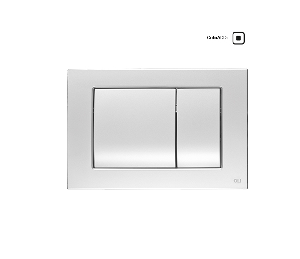 Кнопка для инсталляции Oli METAL DUAL 656006 хром матовый 18033₽