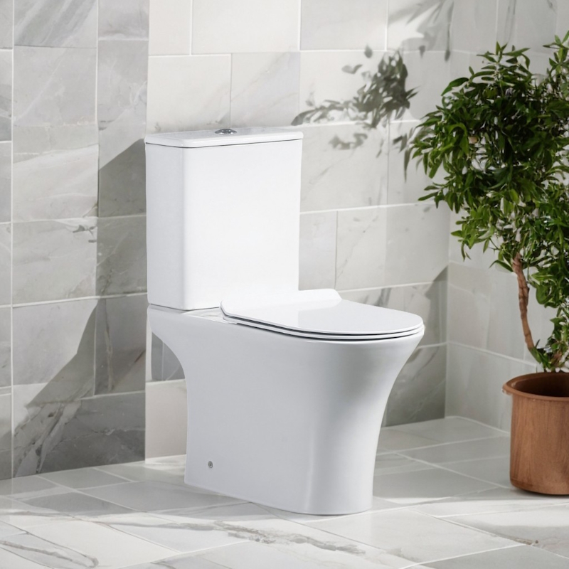 Унитаз напольный OliveS SIERRA NEW SRN31126DP белый с крышкой микролифт 16473₽