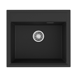 Кухонная мойка Omoikiri 57 см Daisen 57-BL Artgranit, черная