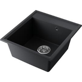 Кухонная мойка Omoikiri Daisen 46-BL Artgranit черная матовая