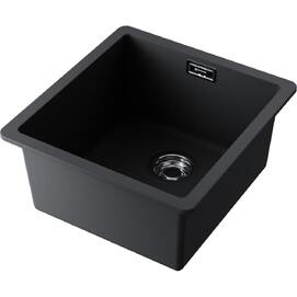 Кухонная мойка Omoikiri Kata 40-U-BL Artgranit черная матовая