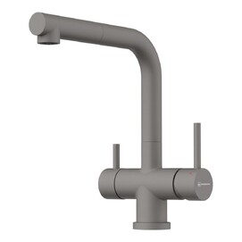 Смеситель для кухни с выдвижным изливом Omoikiri Takamatsu-S 4994562 leningrad grey