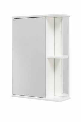 Зеркальный шкаф Onika Карина 55 см универсальный, белый