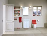 Мебель для ванной Onika Крит 52 см напольная с дверцами, белая