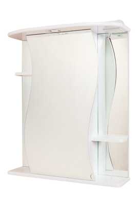 Зеркальный шкаф Onika Лилия 55 см левый, белый