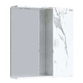 Зеркало со шкафчиком Onika Марбл 65 см мрамор, бетон