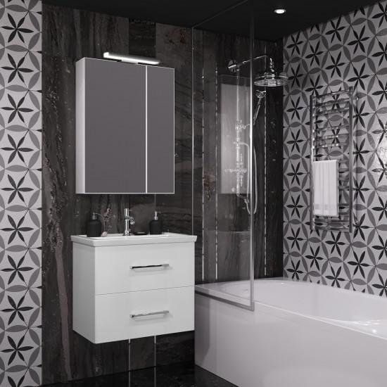 Мебель для ванной Opadiris Арабеско 60 см, подвесная белая, цвет белый Z0000010901 - фото 7