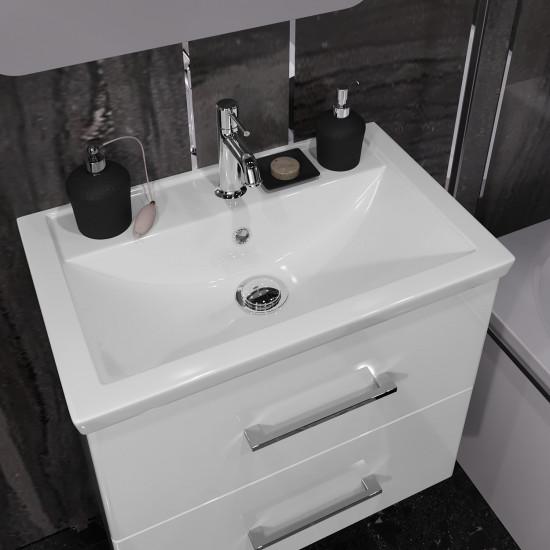 Мебель для ванной Opadiris Арабеско 60 см, подвесная белая, цвет белый Z0000010901 - фото 8