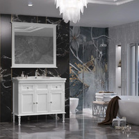 Мебель для ванной Opadiris Кантара 105 напольный, белый матовый