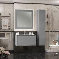 Мебель для ванной Opadiris Луиджи 100 см, серый матовый