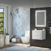 Мебель для ванной Opadiris Луиджи 70 белый матовый