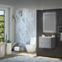Мебель для ванной Opadiris Луиджи 70 серый матовый