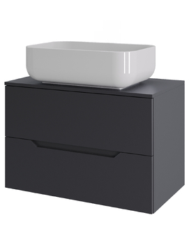 Мебель для ванной комнаты Orange Line 70 см Li-70TugMDF+B03-600W графит матовый