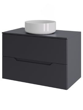 Мебель для ванной комнаты Orange Line 70 см Li-70TugMDF+B09-360W графит матовый