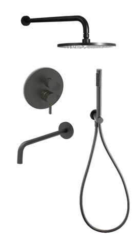 Комплект для ванны с изливом Paffoni Light KITLIG019NO046