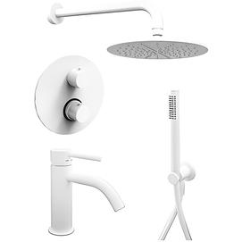 Комплект со смесителем для раковины Paffoni Light KITLIQ018BO071