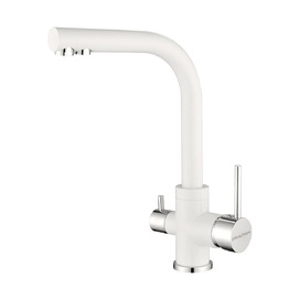 Смеситель для кухни Paulmark Essen Es213011-431 Белый матовый