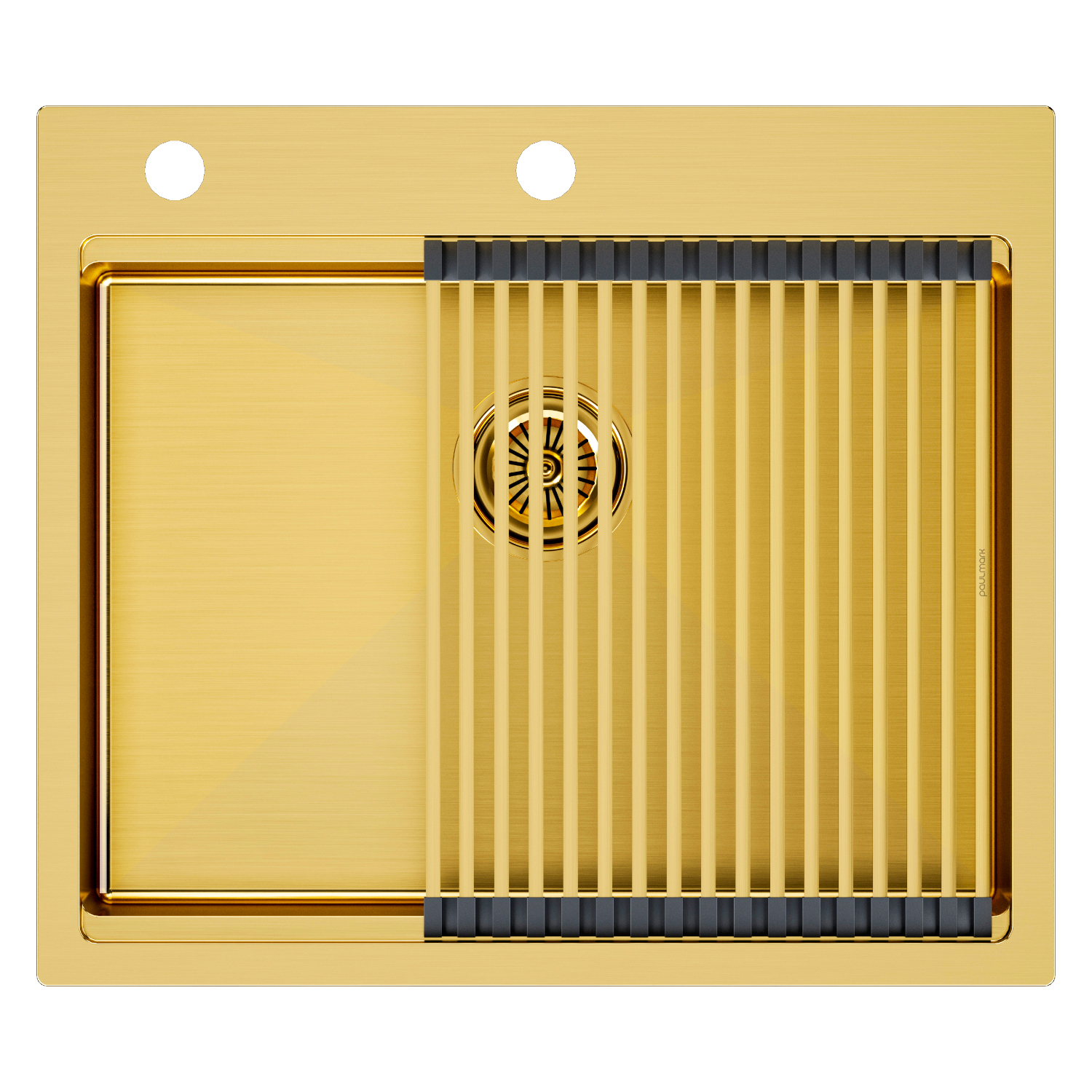 Кухонная мойка Paulmark KRONER-PRO 59 PM705951-BG брашированное золото 41900₽