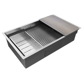 Кухонная мойка Paulmark NEXT-MULTI SINK PM787445-L-BS