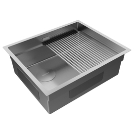 Кухонная мойка Paulmark NEXT-PRO 54-L UNI PM705445-L-BS брашированная сталь