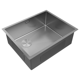 Кухонная мойка Paulmark NEXT-SKEW 54-L UNI PM885444-L-BS брашированная сталь