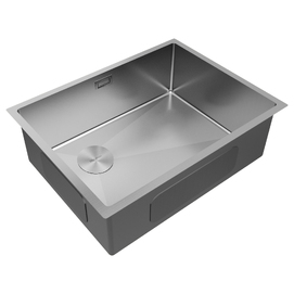 Кухонная мойка Paulmark NEXT-SKEW 58-L UNI PM885844-L-BS брашированная сталь