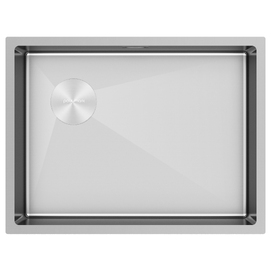 Кухонная мойка Paulmark NEXT-SKEW 58-L UNI PM885844-L-BS брашированная сталь