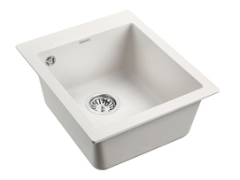 Кухонная мойка Paulmark KANTE 40 PM104249-WH белый