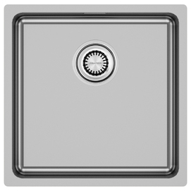 Кухонная мойка Paulmark VISTA 44 UNI PM304444-BS брашированная нержавеющая сталь
