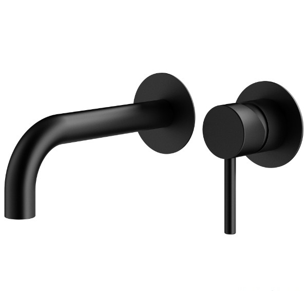 Комплект душевой стойки с гигиеническим смесителем Plumberia Selection IXO KITZXO6302NO210 с термостатом, черный матовый