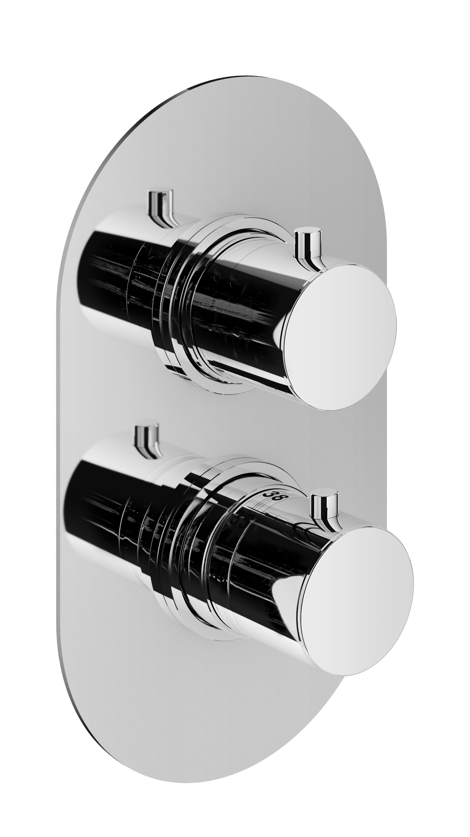 Встраиваемый смеситель для душа Plumberia Selection IXO XOT5040CR с термостатом, хром