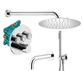 Комплект со смесителем и верхним душем Plumberia Selection PS BOX KITPSB03CR260