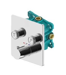 Встраиваемый смеситель для душа Plumberia Selection PSBOX KITPSB2902CR