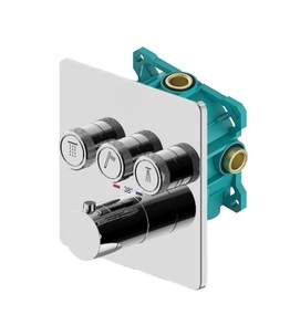 Встраиваемый смеситель для душа Plumberia Selection PSBOX KITPSB2903CR