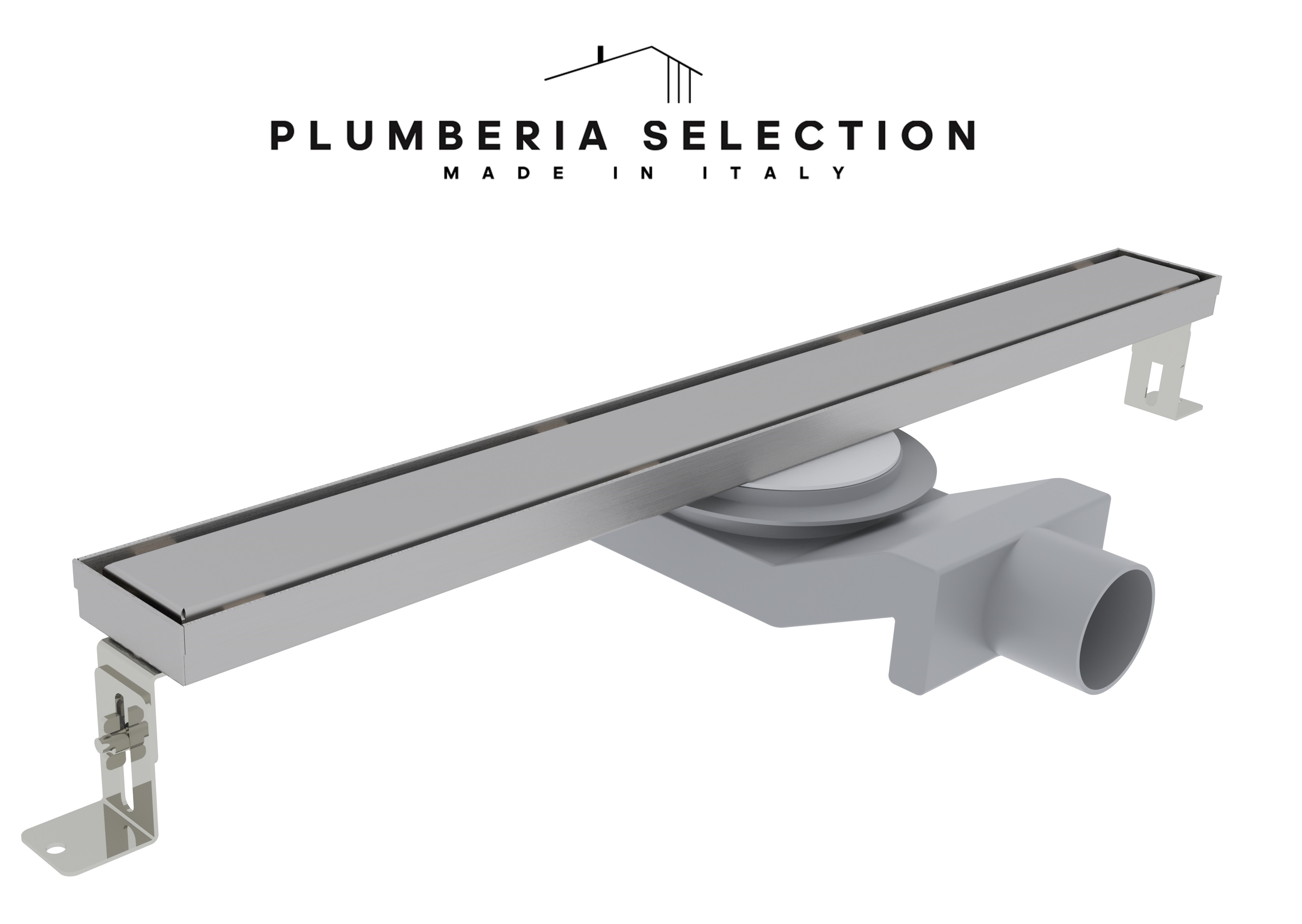 Душевой трап Plumberia Selection Psl Linear 100 см PSL100MT нержавеющая сталь матовая