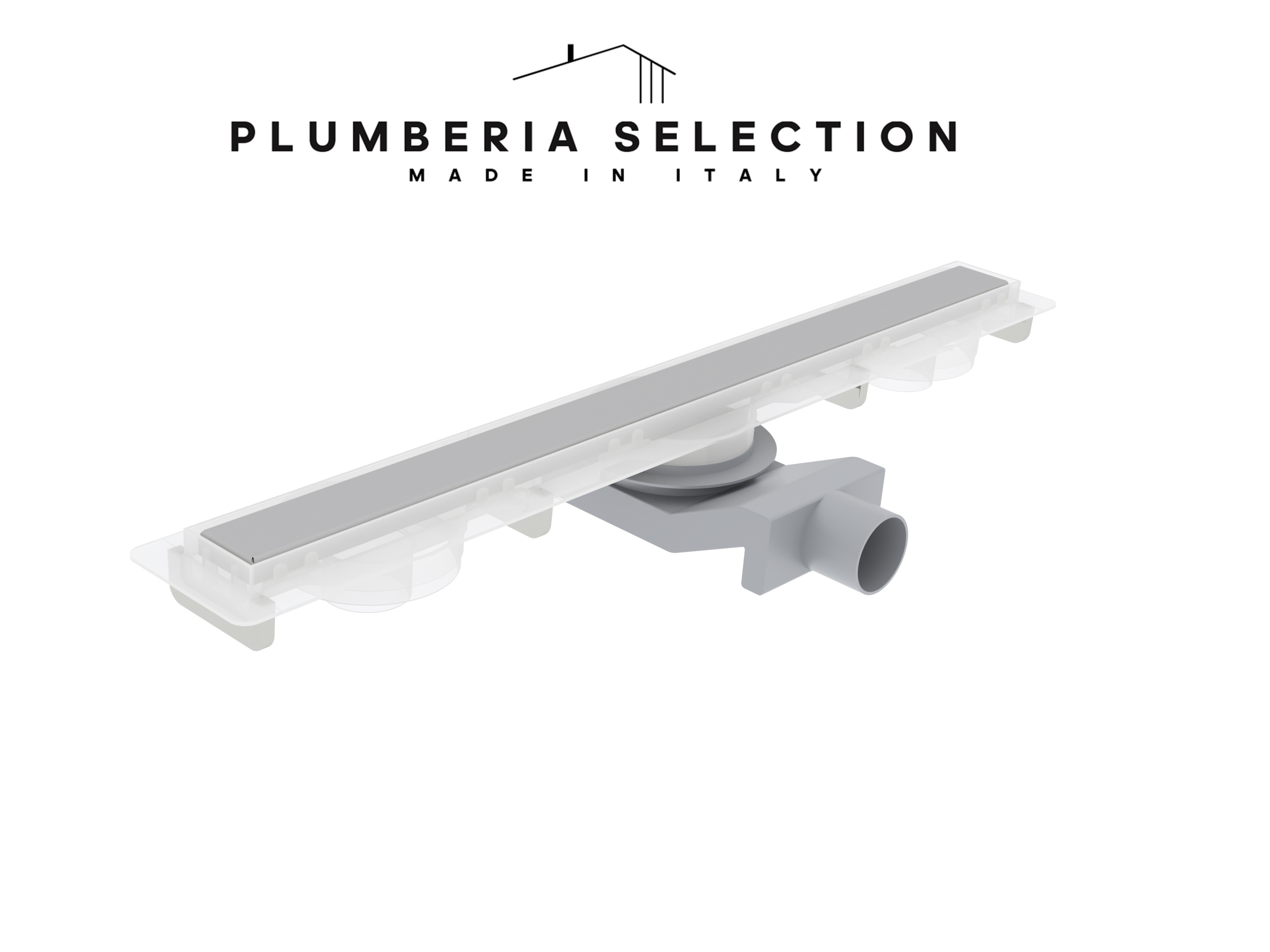 Душевой трап Plumberia Selection Psm Modular 100 см PSM100MT нержавеющая сталь матовая