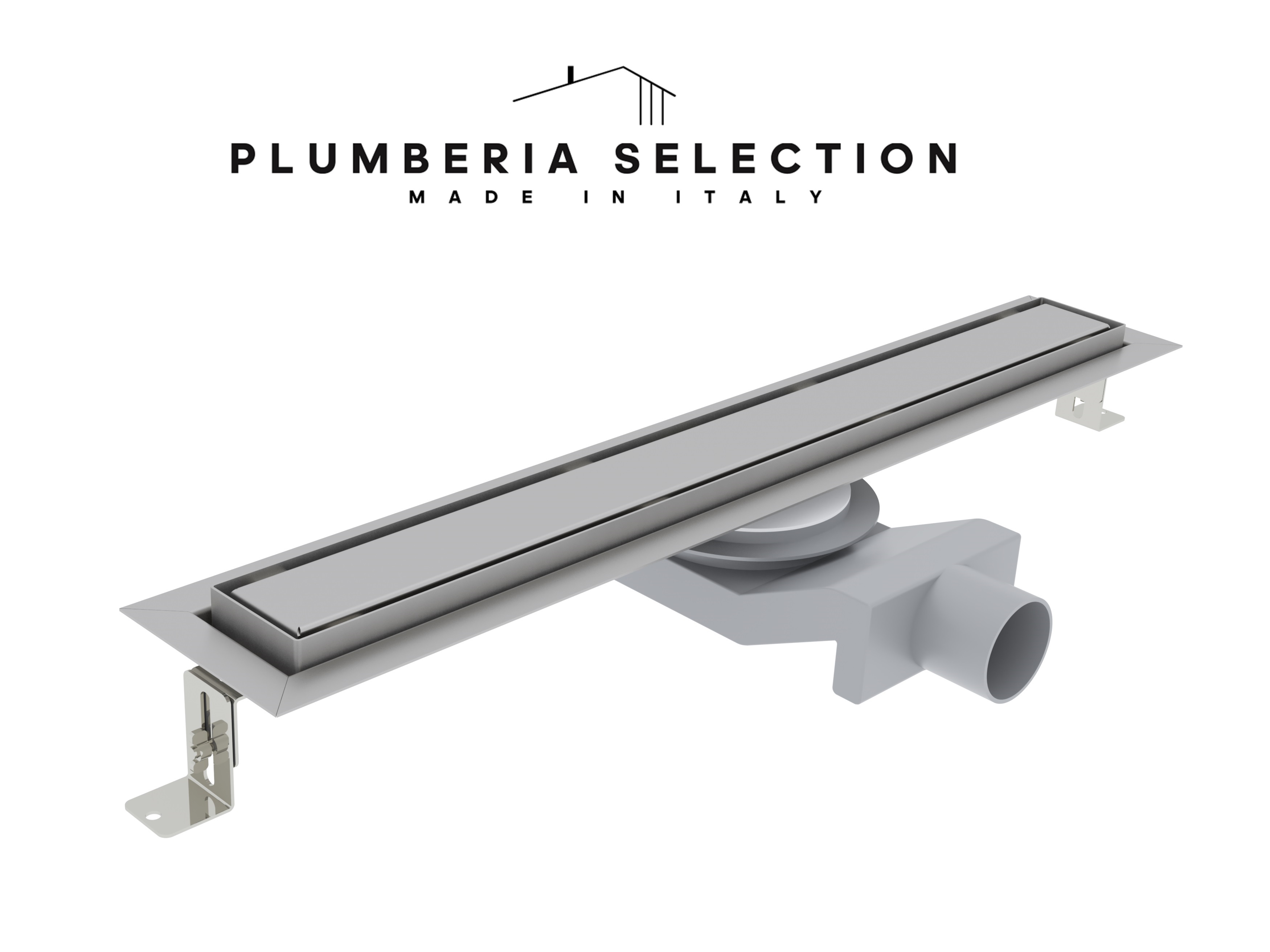 Душевой трап Plumberia Selection Pst In-Tile 100 см PST100MT нержавеющая сталь матовая