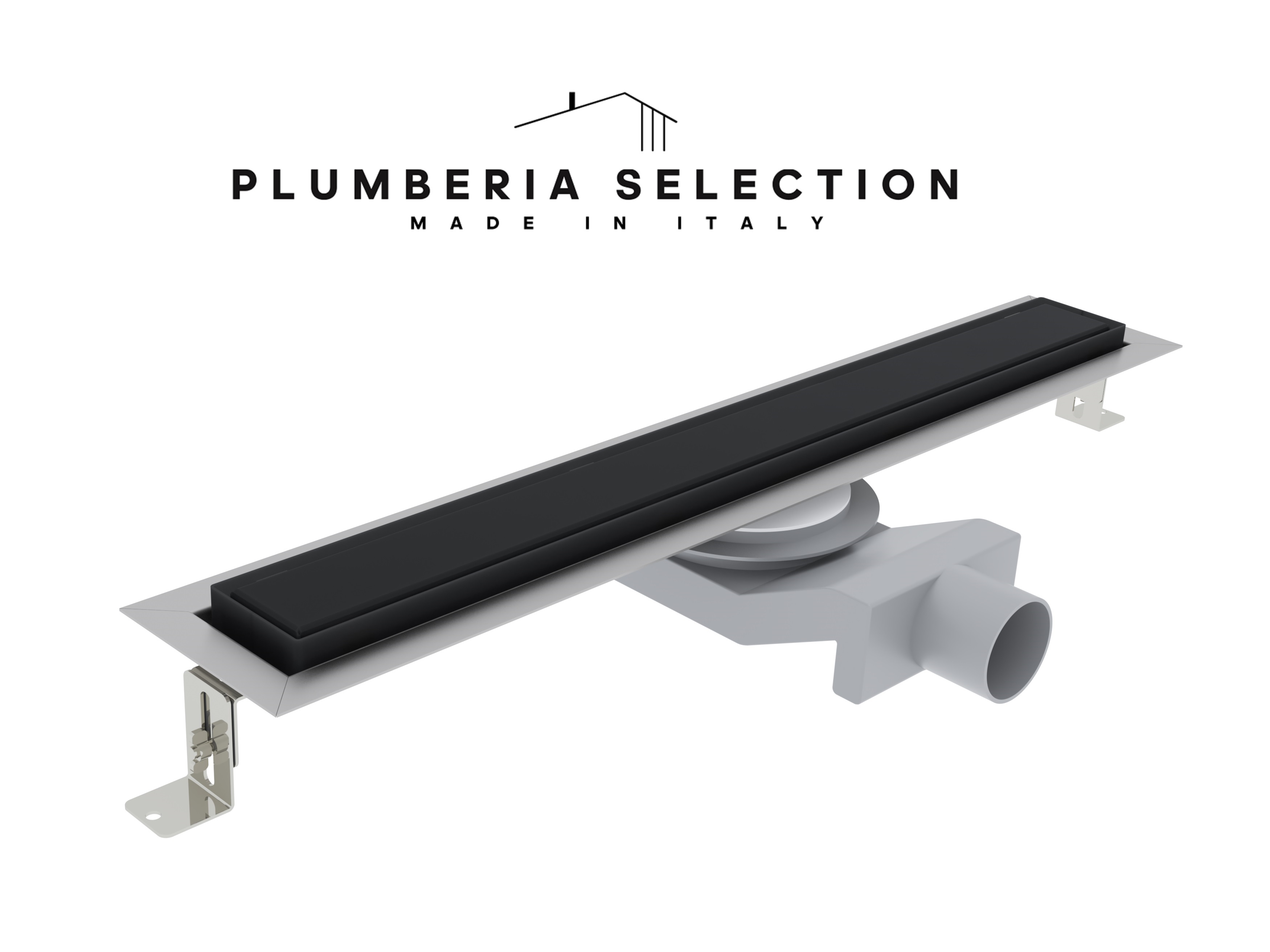 Душевой трап Plumberia Selection Pst In-Tile 100 см PST100NO черный матовый